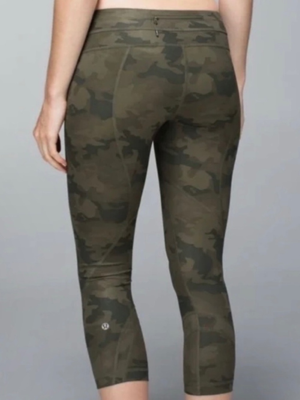 NWOT Lululemon Run Inspire Crop II‎ All Luxtreme Cropped Camouflage Camo